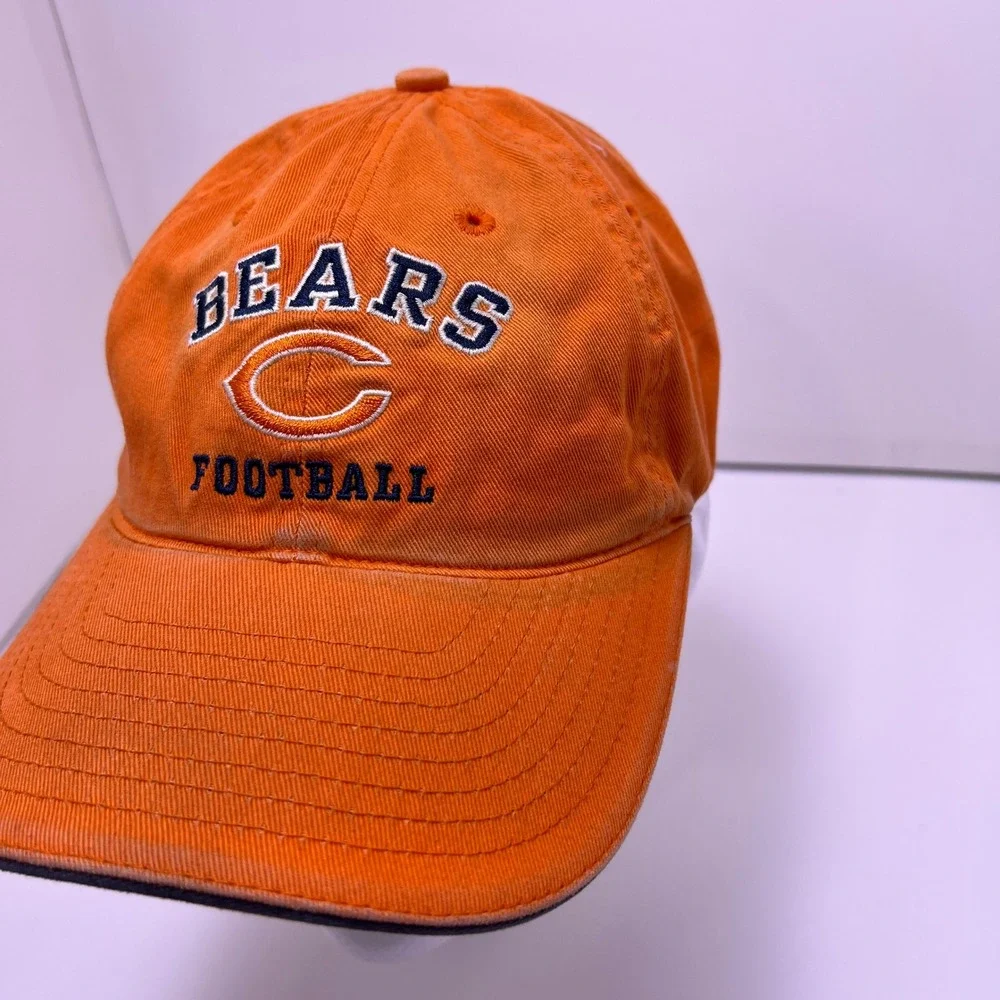 Reebok Chicago Bears NFL Gridiron Classic Football Hat Orange‎ Adjustable Cap 20